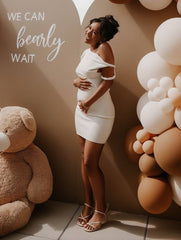 Momyraise Umstandskleider Enges Irregulär Schlank Eine Schulter Kurzärm Beiläufige Mode Täglich Lässig Kleider