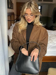 Momyraise Damenjacke Blazer Velours Wildleder Einreiher Taschen Langarm Elegant Vintage Beiläufige Mode Oversize Lässig Mäntel