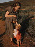 Momyraise Umstandskleider Raffungen Rüschen Drapiert Kurzärm Lässig Vintage Fotoshooting Für Schwangerschaft
